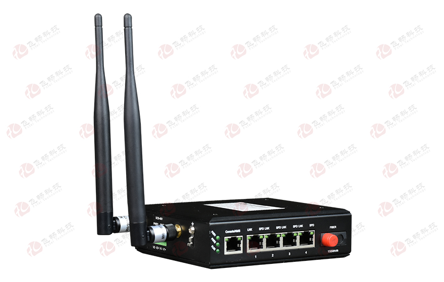 黄桃视频APP在线看黄科技-光纤-wifi备份型-4百兆电口+1路百兆光口 工业轨式 黄桃视频APP在线看污