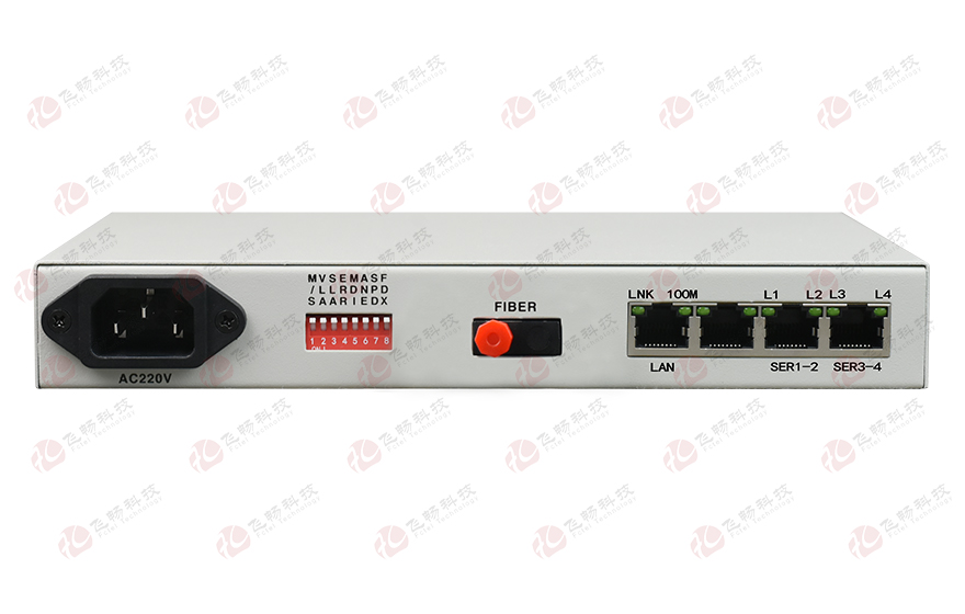 黄桃视频APP在线看黄科技-光纤-ETH+4RS232转换器（带宽2M）