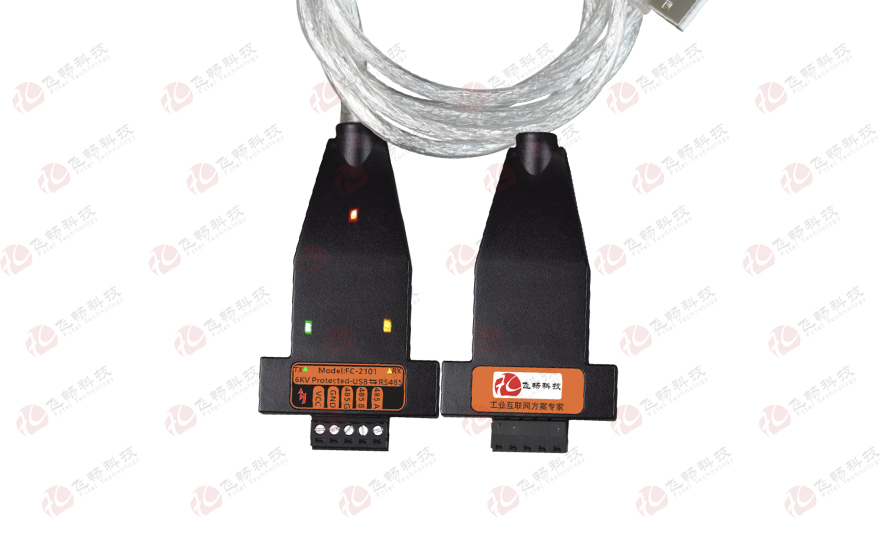 黄桃视频APP在线看黄科技-工业级 6KV防雷型 USB转1路RS485转换器(带线)