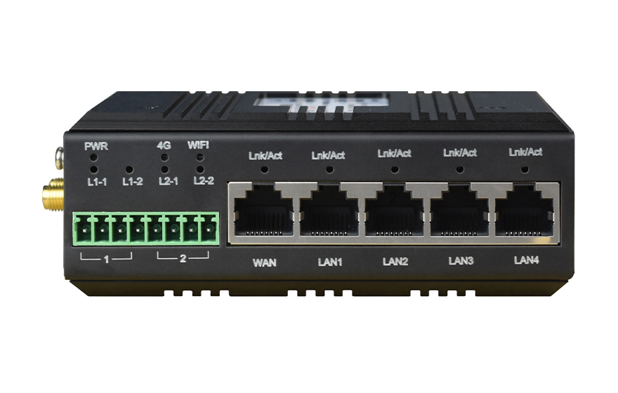 黄桃视频APP在线看黄科技-4xLan+1xWan+2路串口 4G路由器